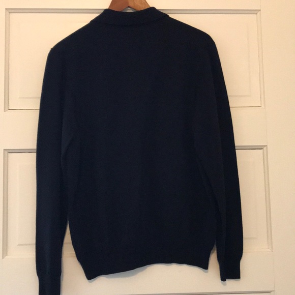{brooks brothers} black merino wool sweater - Picture 3 of 3